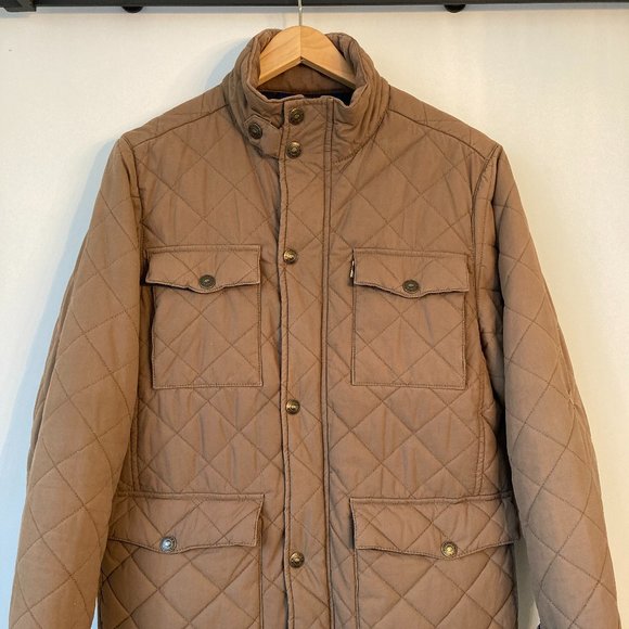 Mens BUFFALO JACKSON Quilted Cotton Field Jacket - Picture 1 of 3